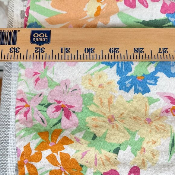 Old Navy Floral Fit & Flare Mini Sundress Women's Linen Blend Pastel Summer Med - Picture 14 of 14